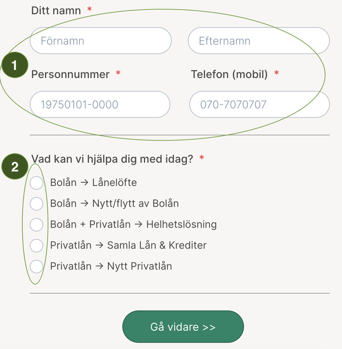 Zensum ansökningsprocess för bolån