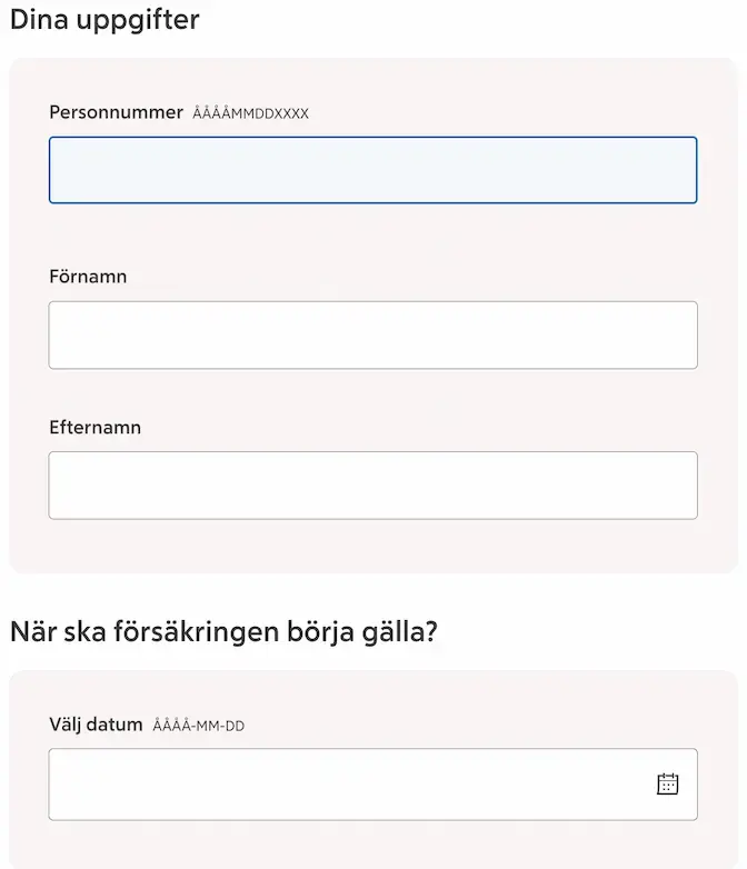 Ansökningsprocess ICA olycksfallsförsäkring