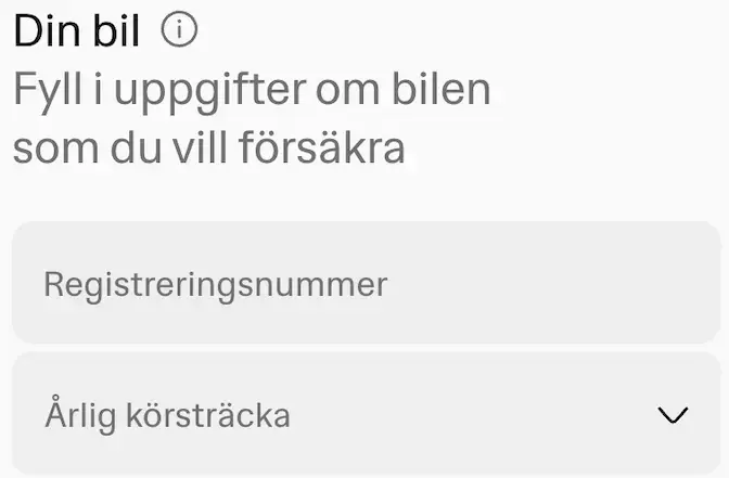 Hedvig ansökningsprocess bilförsäkring