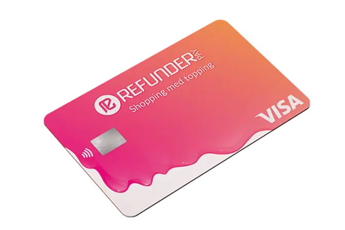 Refunder, kreditkort med cashback