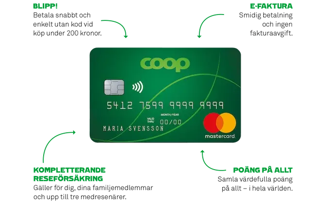 coop mastercard logga in